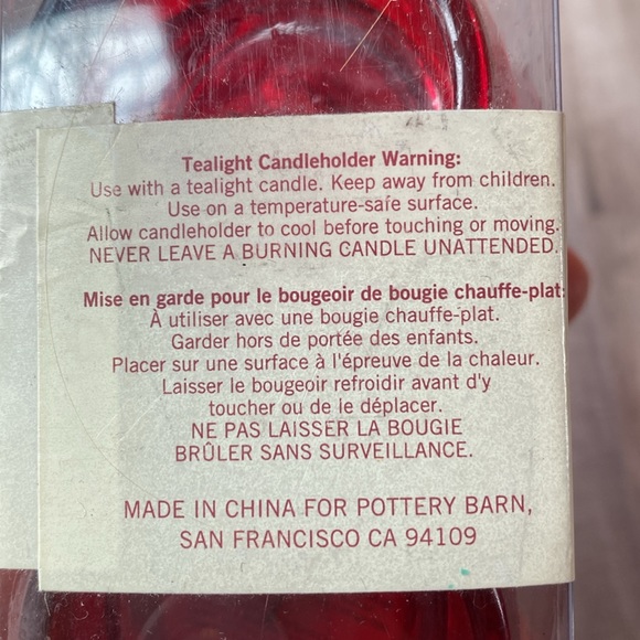 Pottery Barn tea light holders - Picture 5 of 5